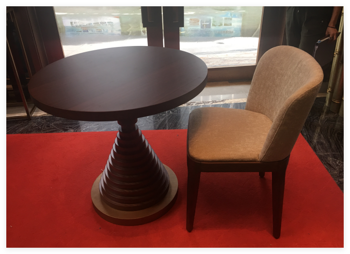 Sofitel Hotel Chair and Table set