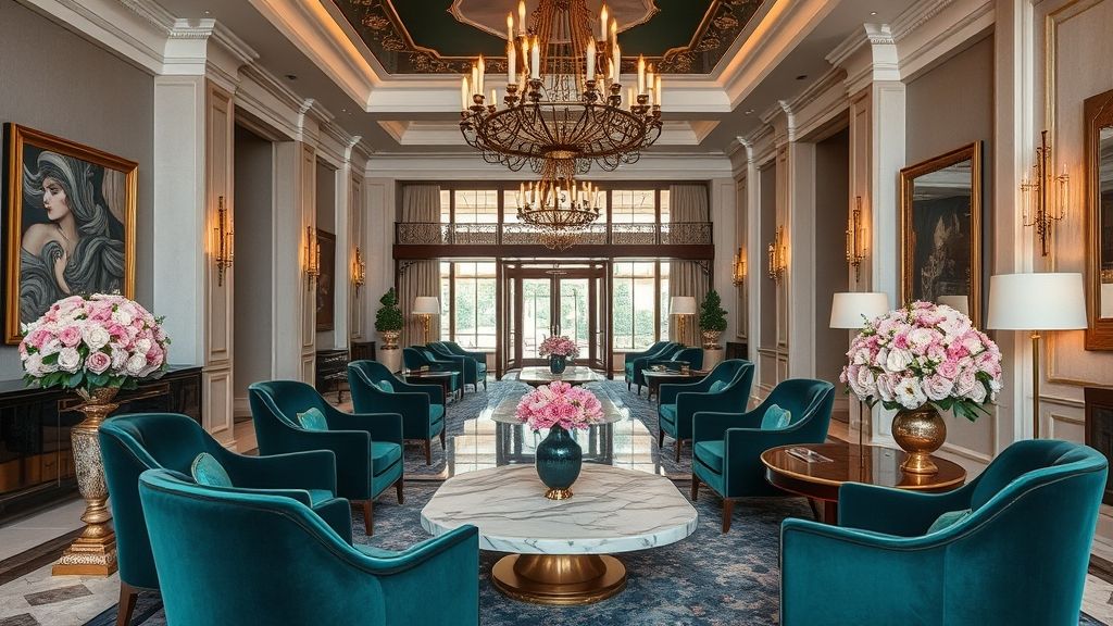 designer seating and custom d&eacute;cor elements