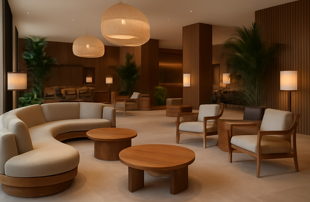 Sustainable hotel furniture