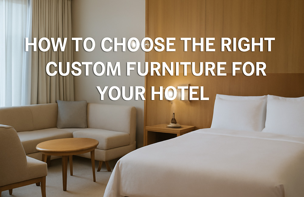 Cómo elegir los muebles personalizados adecuados para su hotel: consejos y consejos de expertos