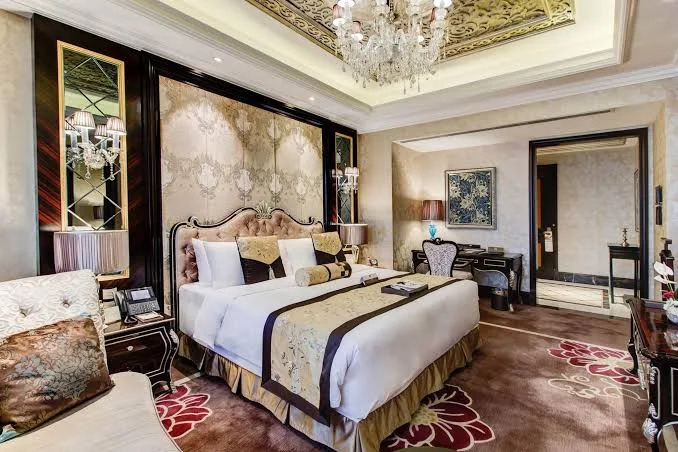 the furniture fixtures and equipment used in hotel spaces