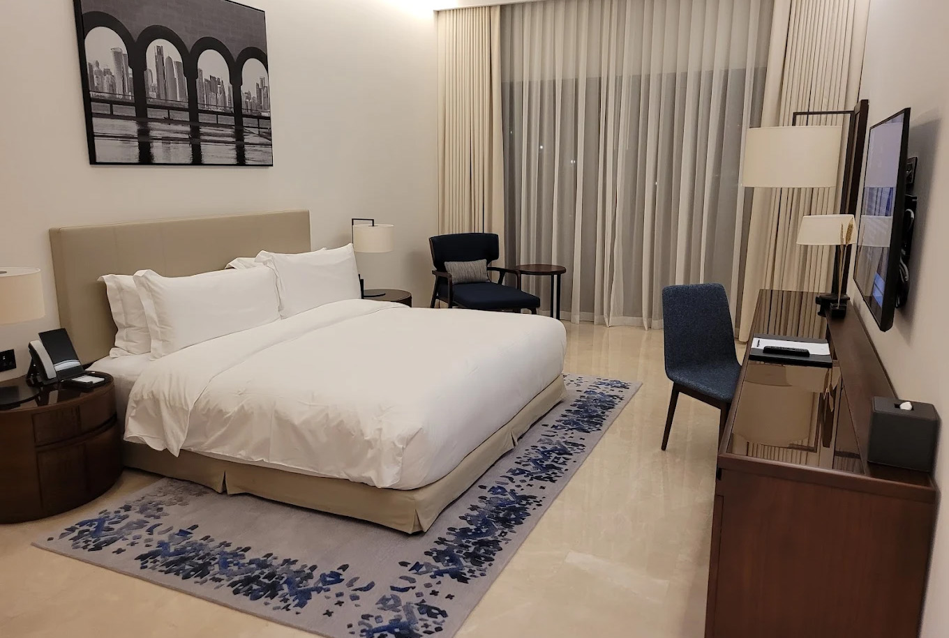Custom-made Renaissance Hotel Mumbai furniture by Tongda Hospitality