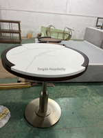Two-Tone Marble Dining Table
