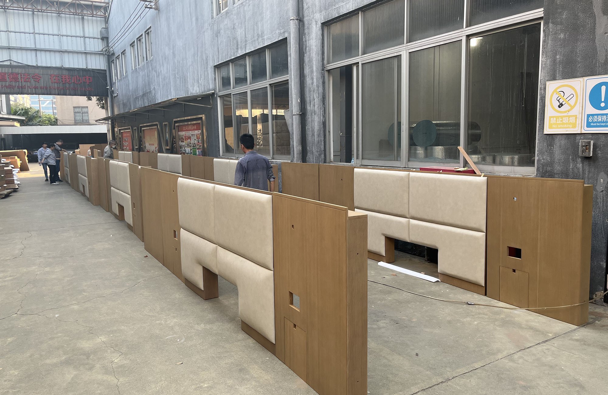 Batch production of hotel furniture for consistent guest room quality