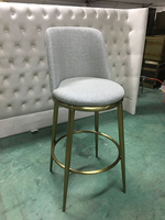 Gold Frame Bar Stool