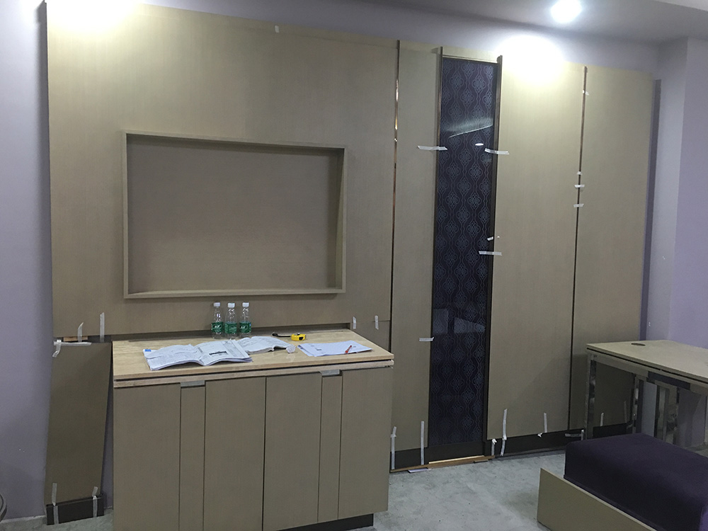 Hotel furniture sample and production quality check before mass production