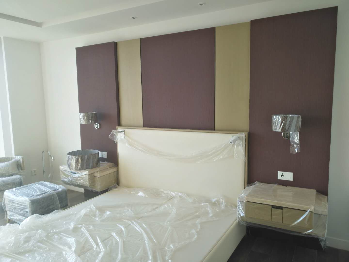 Custom hotel furniture adapted to existing site conditions