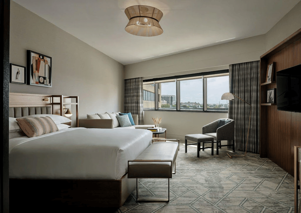 The complete set of guest room furniture solution customized for InterContinental Hotel