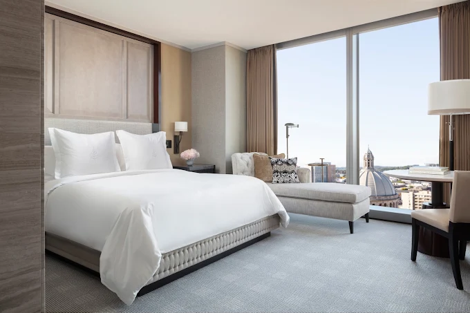 Residential-Style Hotel Guestroom Furniture in Four Seasons Hotel One Dalton Street, Boston.png