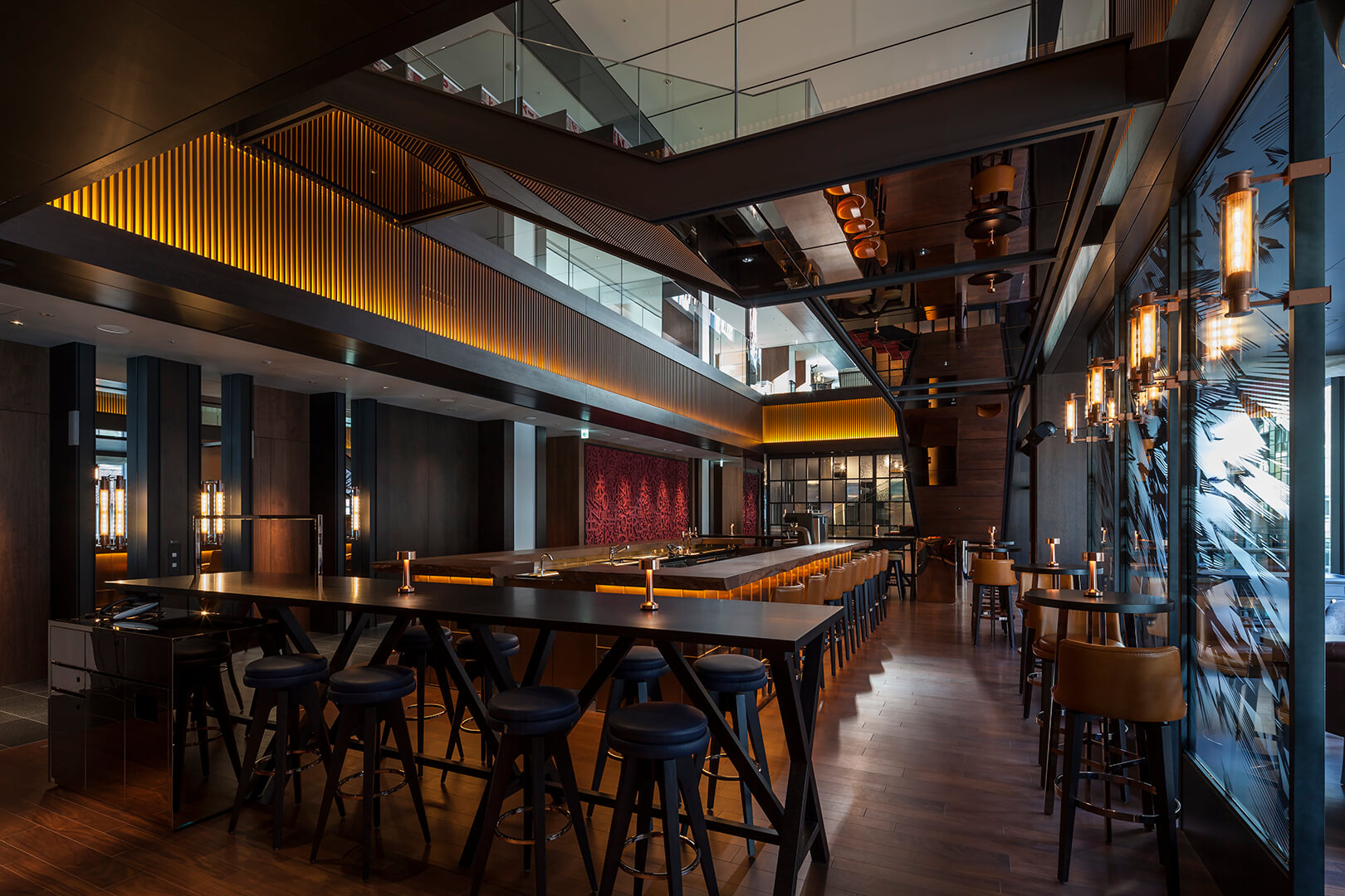 Bespoke lobby and restaurant furniture project for Hyatt Centric Ginza Tokyo