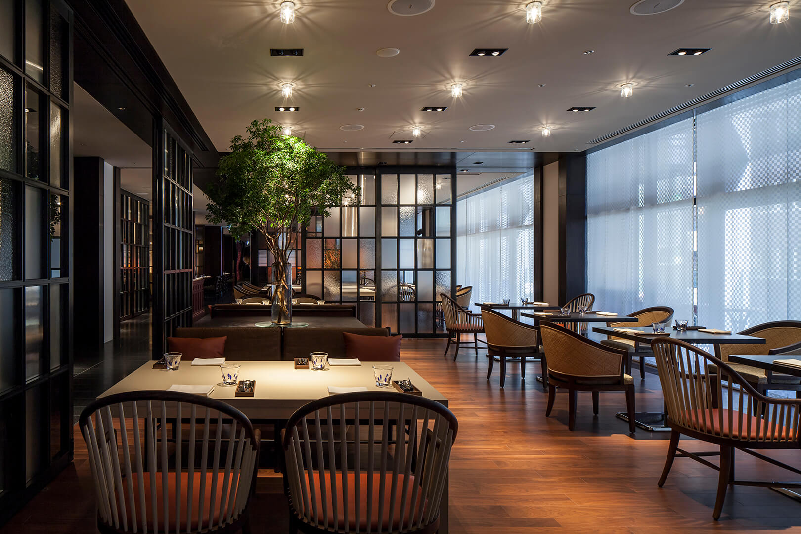 Custom public area furniture for Hyatt Centric Ginza Tokyo