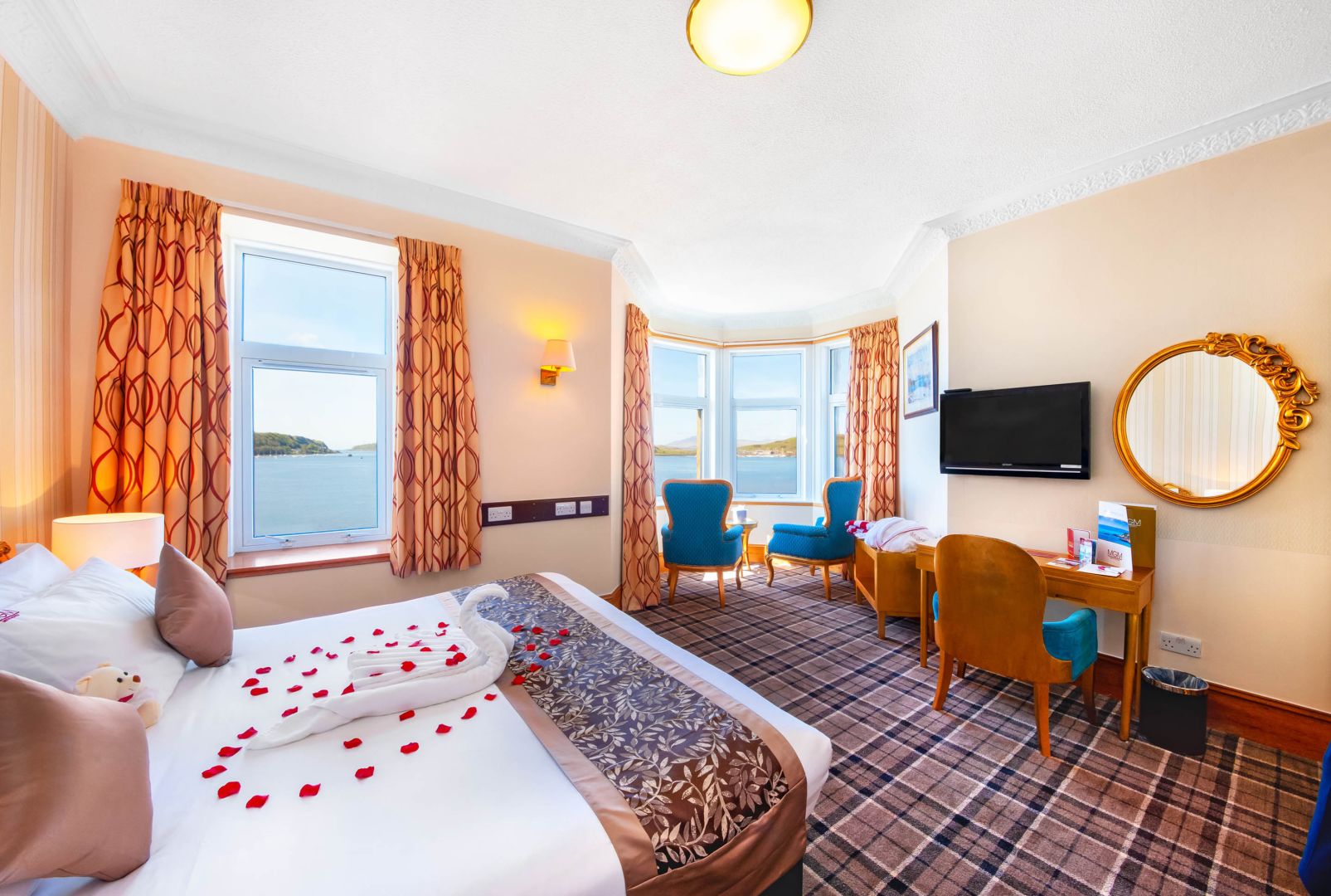 Bespoke guestroom furniture at Muthu Alexandra Hotel in Scotland