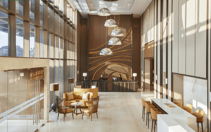 Courtyard by Marriott Siliguri public areas furniture project completed by Tongda Hospitality