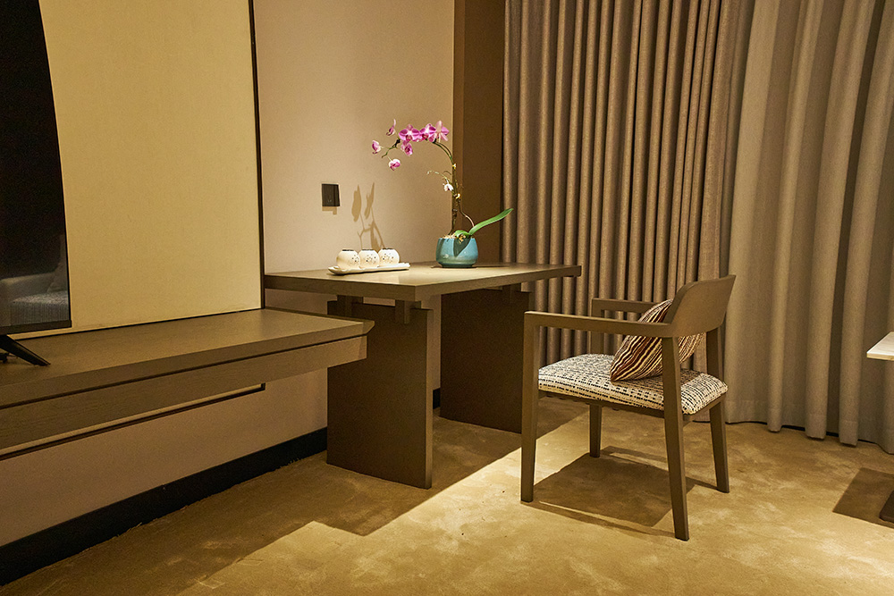Custom hotel furniture manufactured for a renovation and conversion