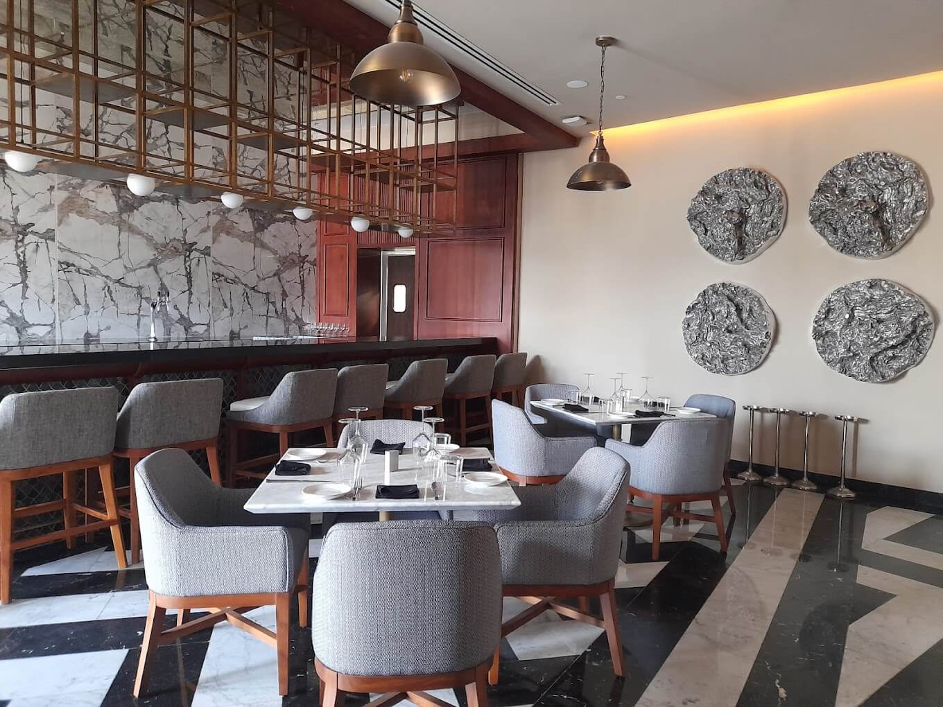 bespoke restaurant furniture for tropical luxury hospitality project - Butch's siland chophouse
